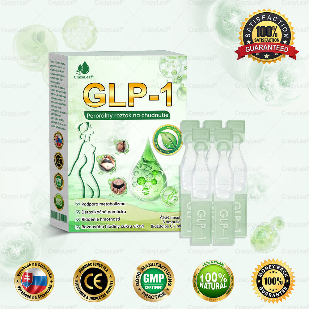 💙💙CrazyLeaf® 🫧Meglutide GLP-1 Aktivujúci Orálny Roztok 🫧 Obezita, kardiovaskulárne ochorenia, cukrovka, spánkové apnoe, problémy s kĺbmi a ďalšie