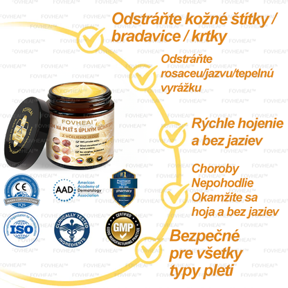 🐝🐝FOVHEAl™ Krém na pleť s úplným účinkom z včelieho jedu - 🧑‍⚕️Odporúčané dermatológmi - Vhodné pre všetky vekové kategórie - 50ml
